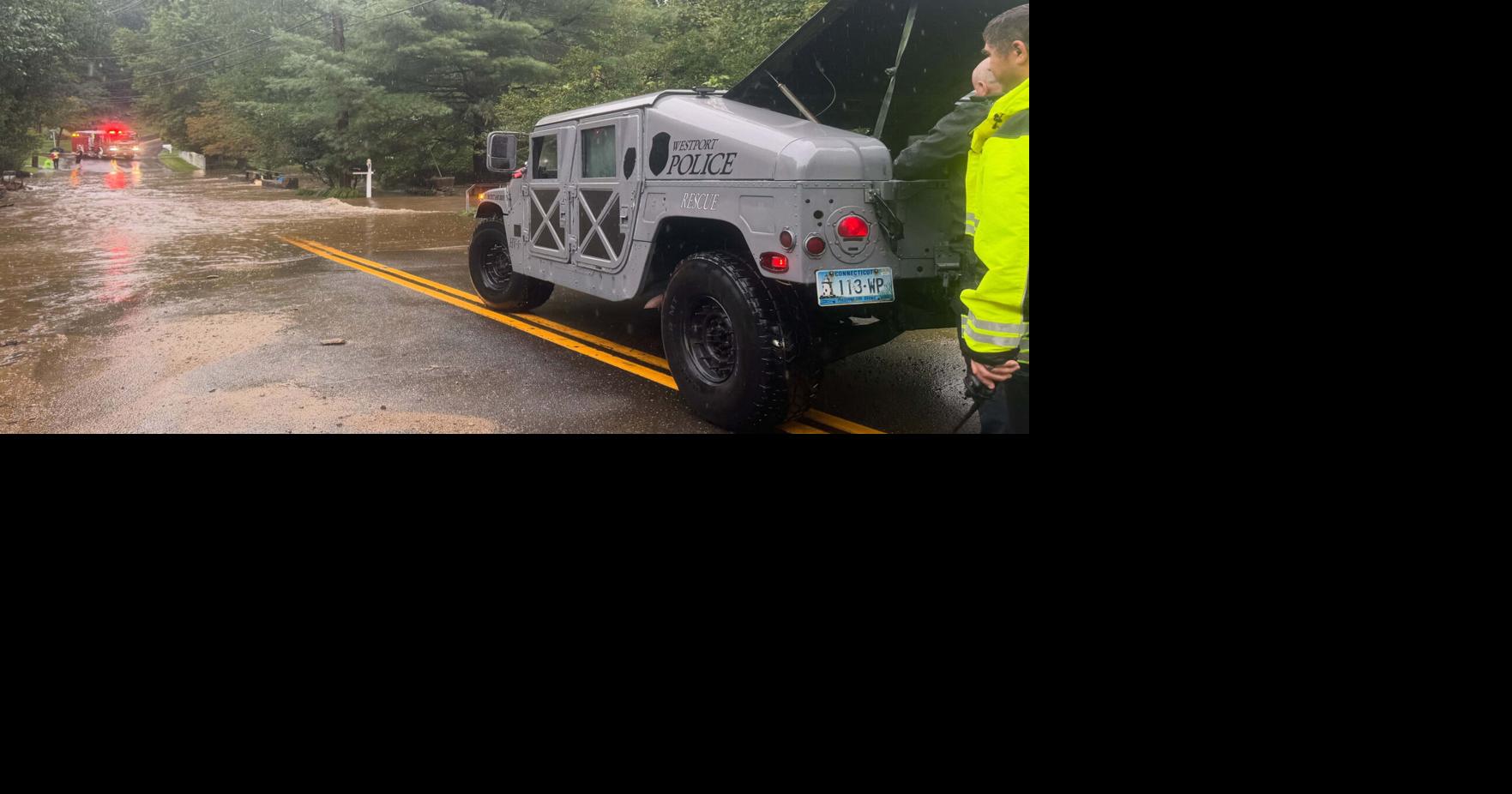 Drenching rains bring flash flooding across coastal Connecticut, New York and New Jersey