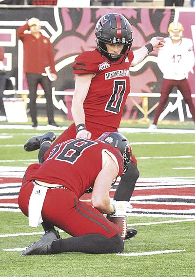Former A-State kicker transfers to Notre Dame