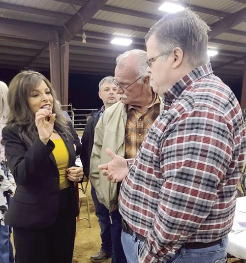 Jan Morgan speaks at Reagan Day Dinner