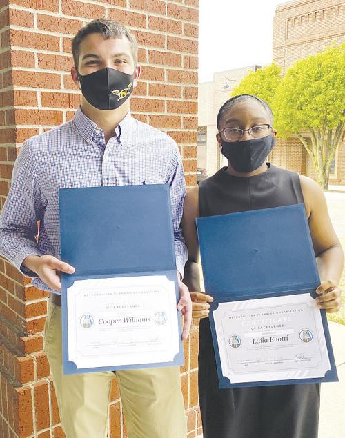 NHS seniors awarded for sidewalk safety work
