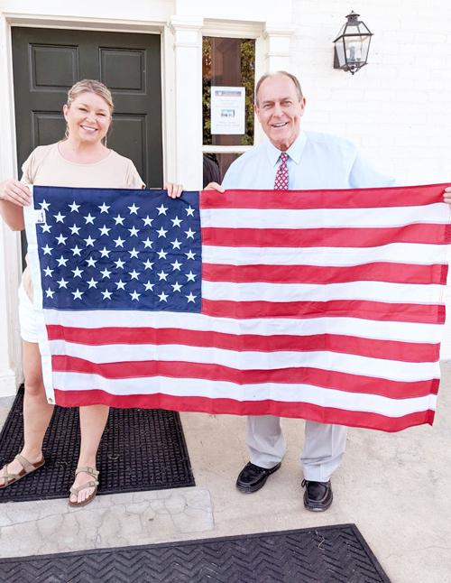 City of Dyess receives flags