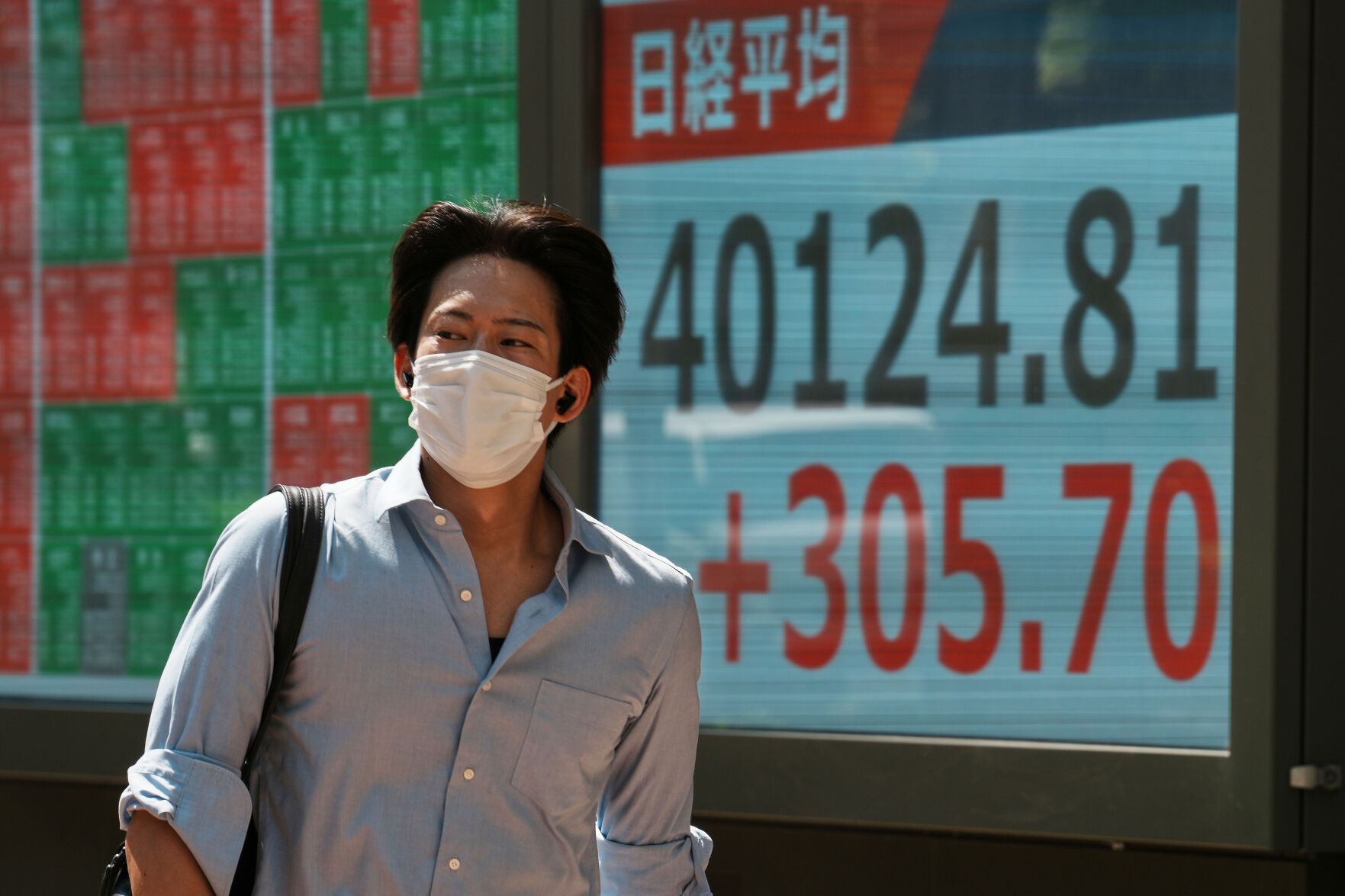 World markets are mixed and Japan's shares dip after
