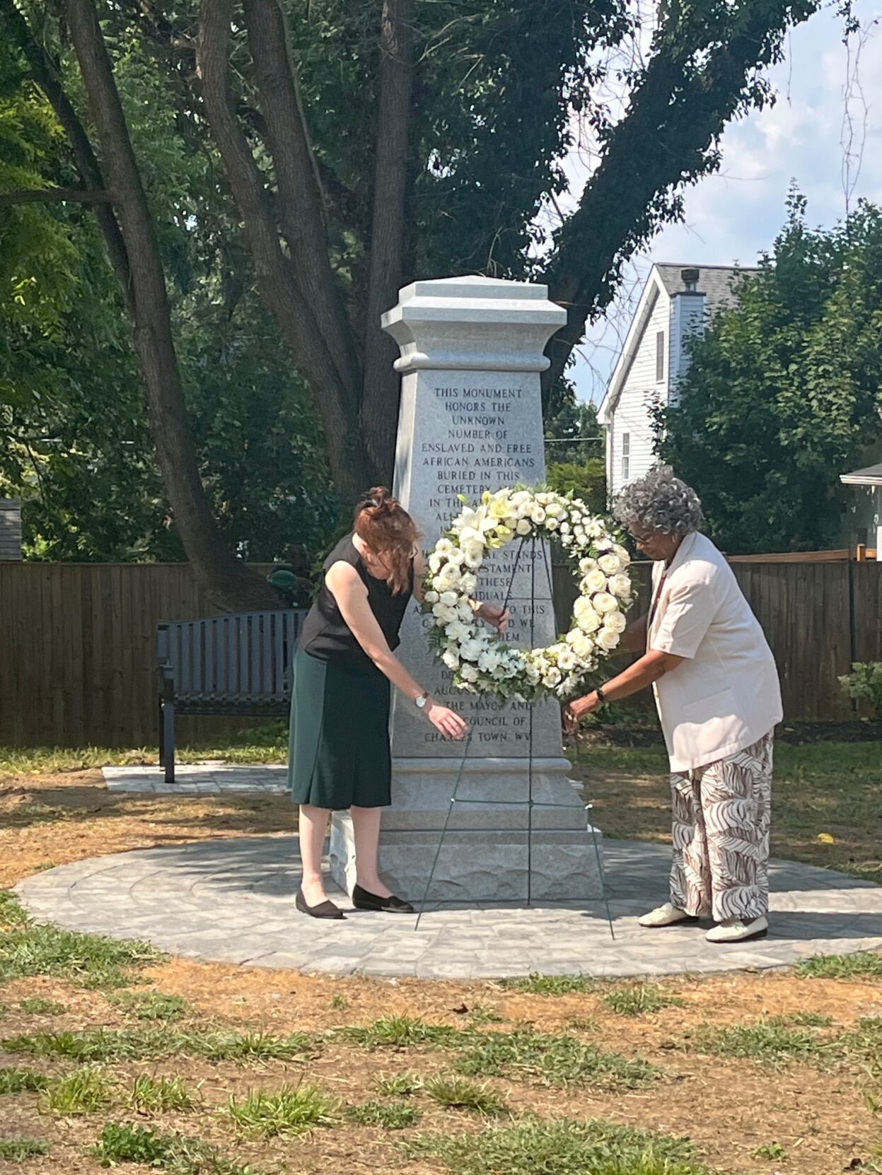 Charles Town African American Cemetery Officially Dedicated