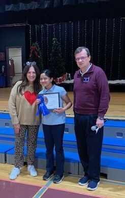 5th-6th grade winner of "Keep Christ in Christmas"