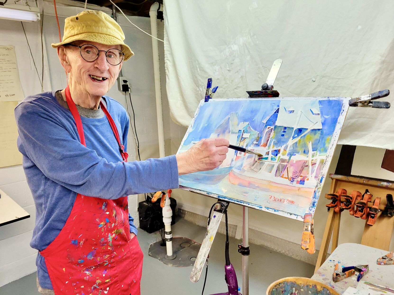 Martinsburg Artist Denny Clarke Receives Award for Watercolors