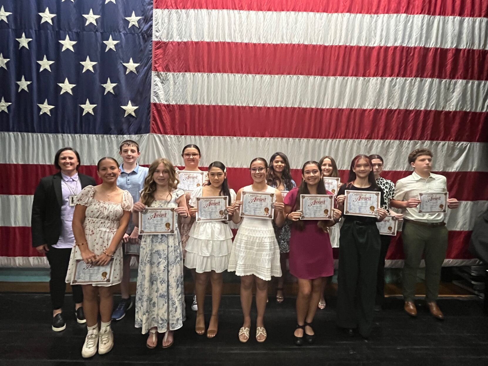 Top Eighth-Graders from Local Schools Honored by Kiwanis