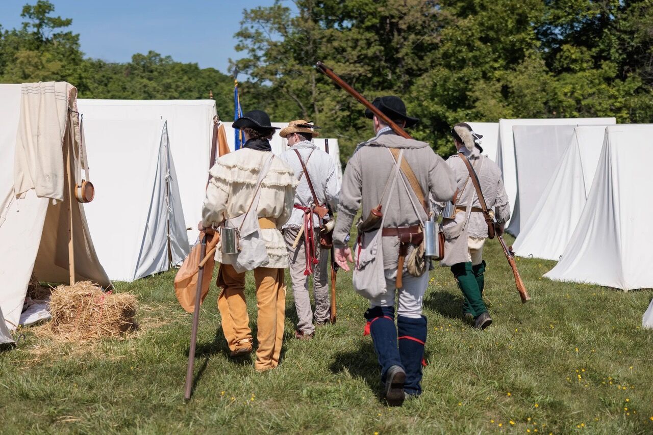 Revolutionary War Encampment in Shepherdstown on July 19