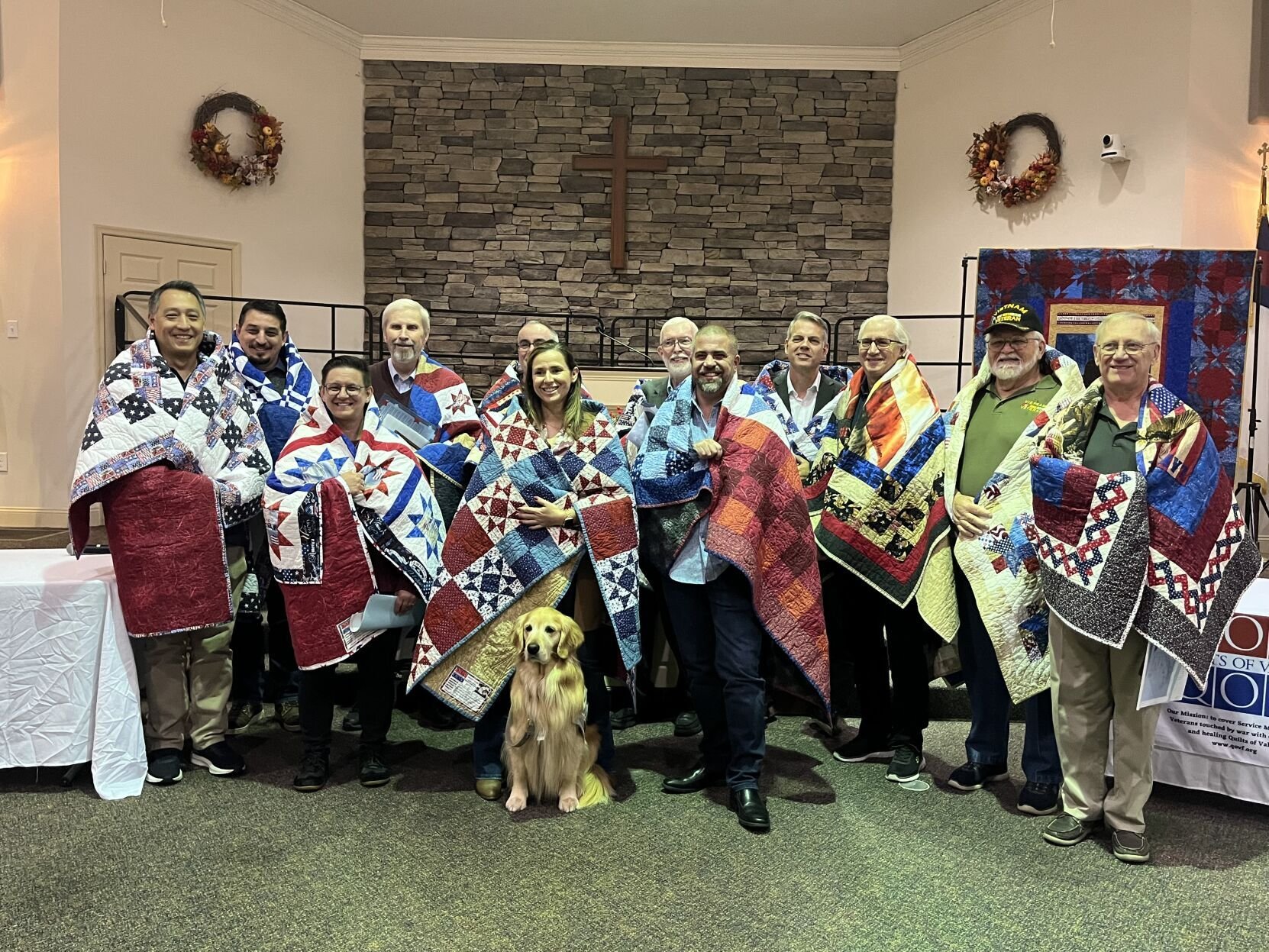 Shenandoah Junction Veterans Honored with Quilts of Valor