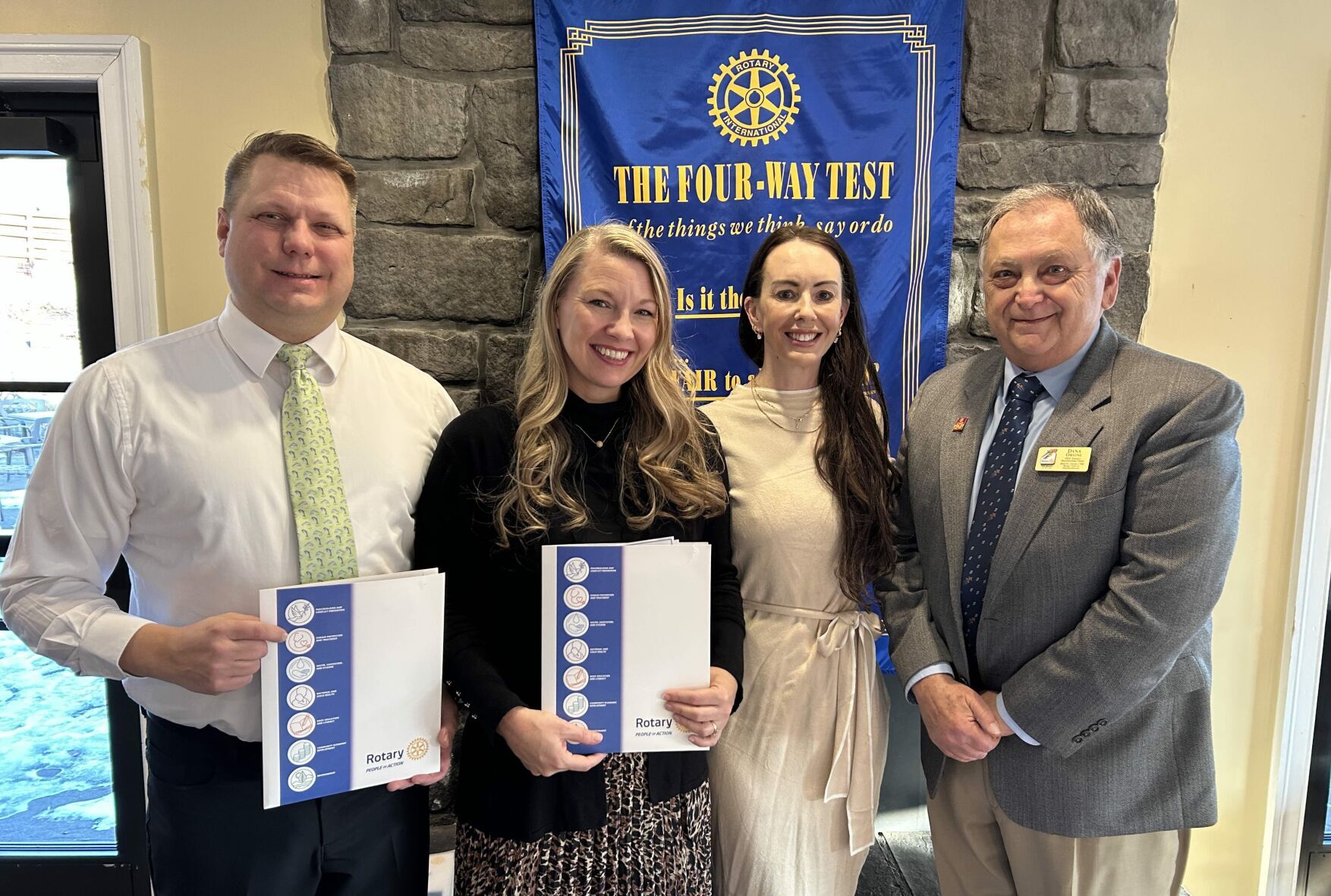 Shepherdstown Rotary Club Welcomes Matthew and Angelina Gray