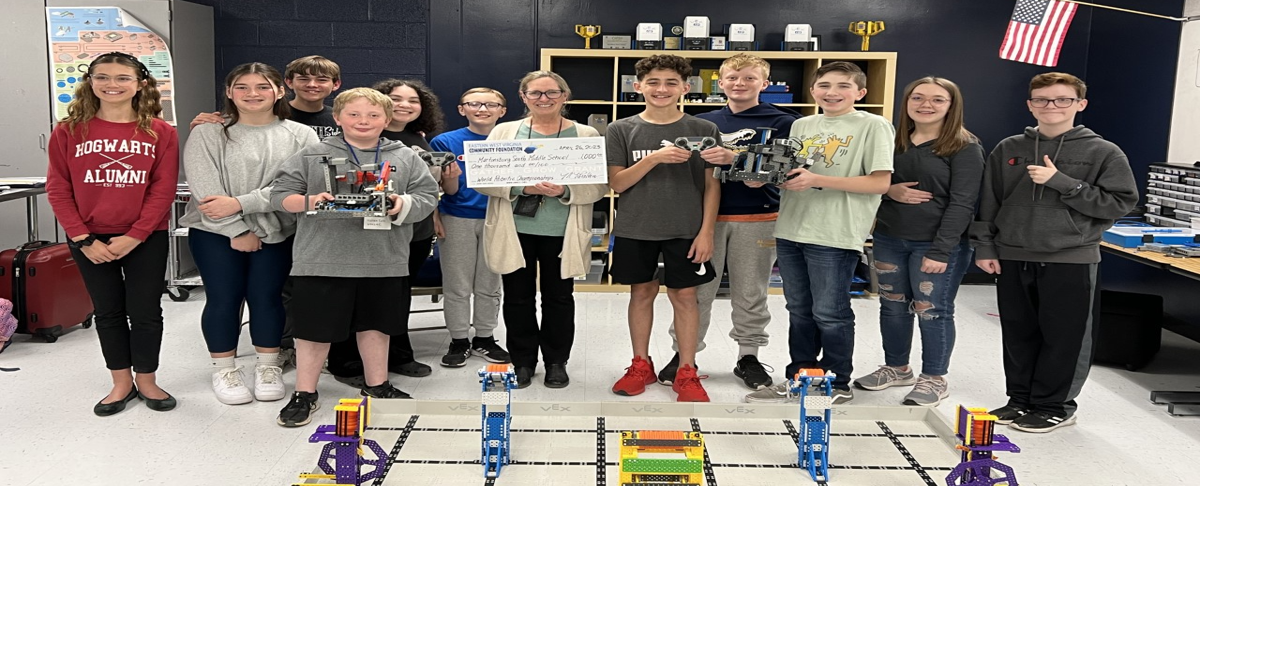 Martinsburg South Middle School receives grant from EWVCF's Randy Smith