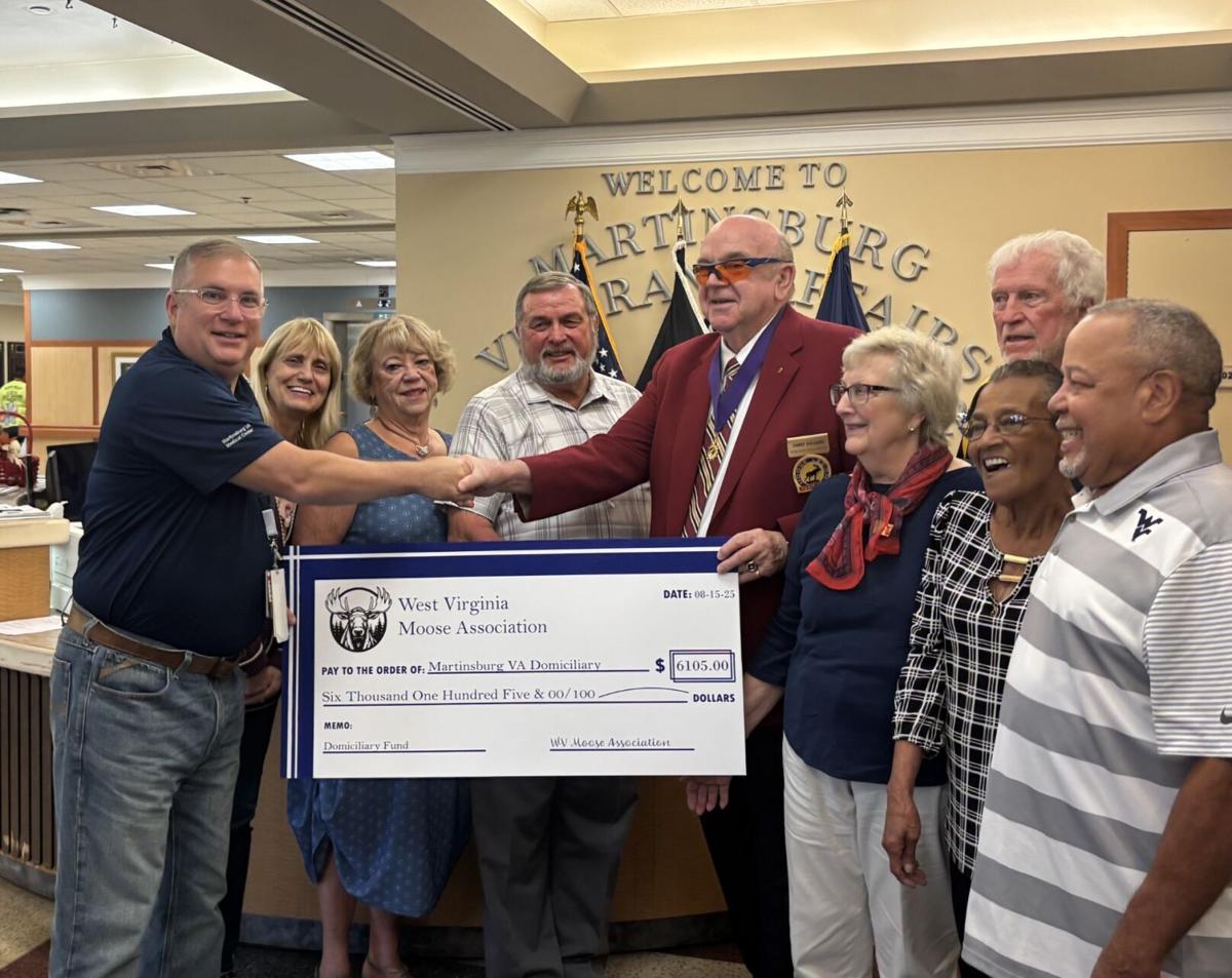 Moose Lodges throughout West Virginia donate to the Martinsburg