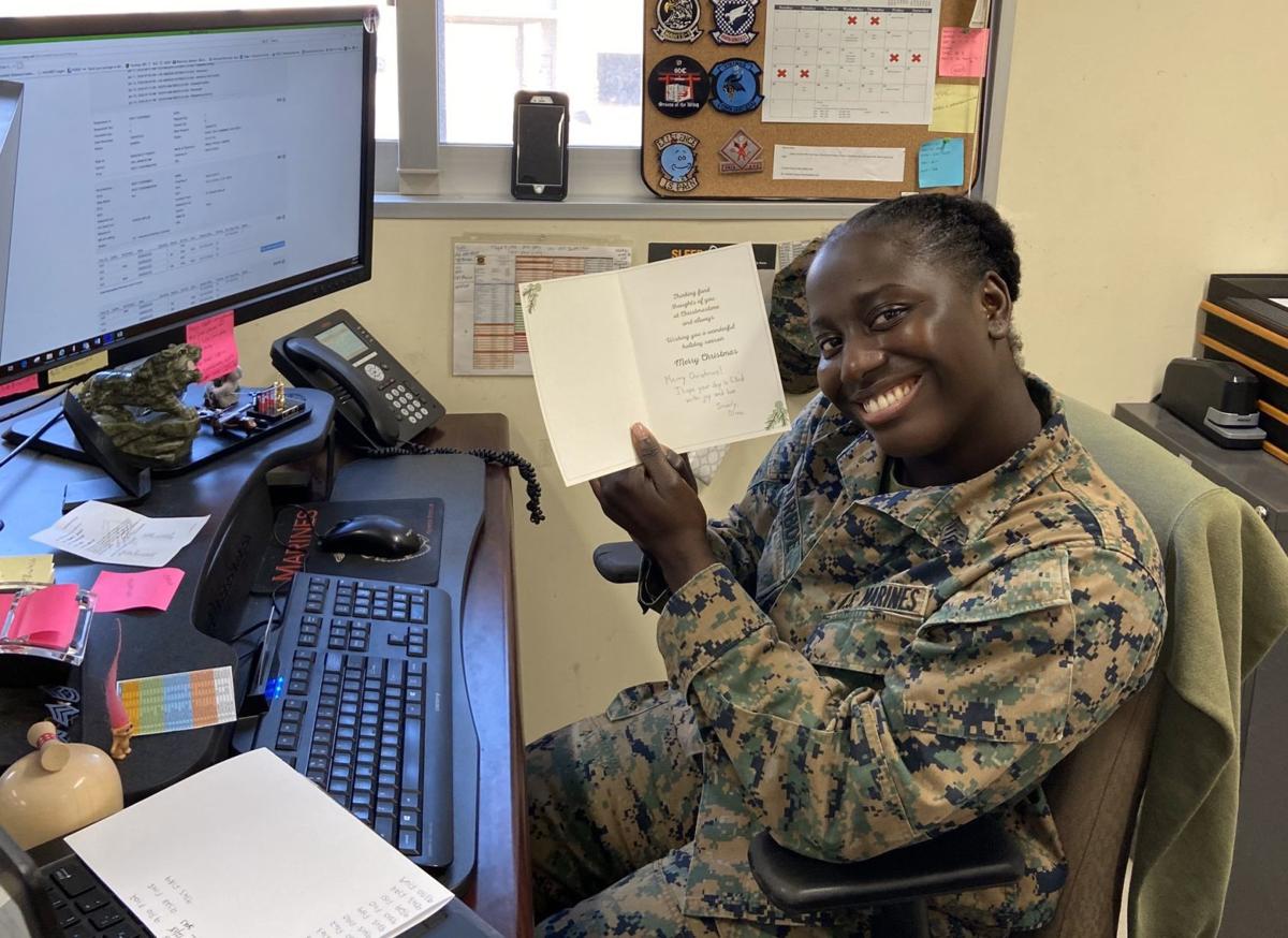 Mhs Students Send Christmas Cards To Marines Stationed Abroad