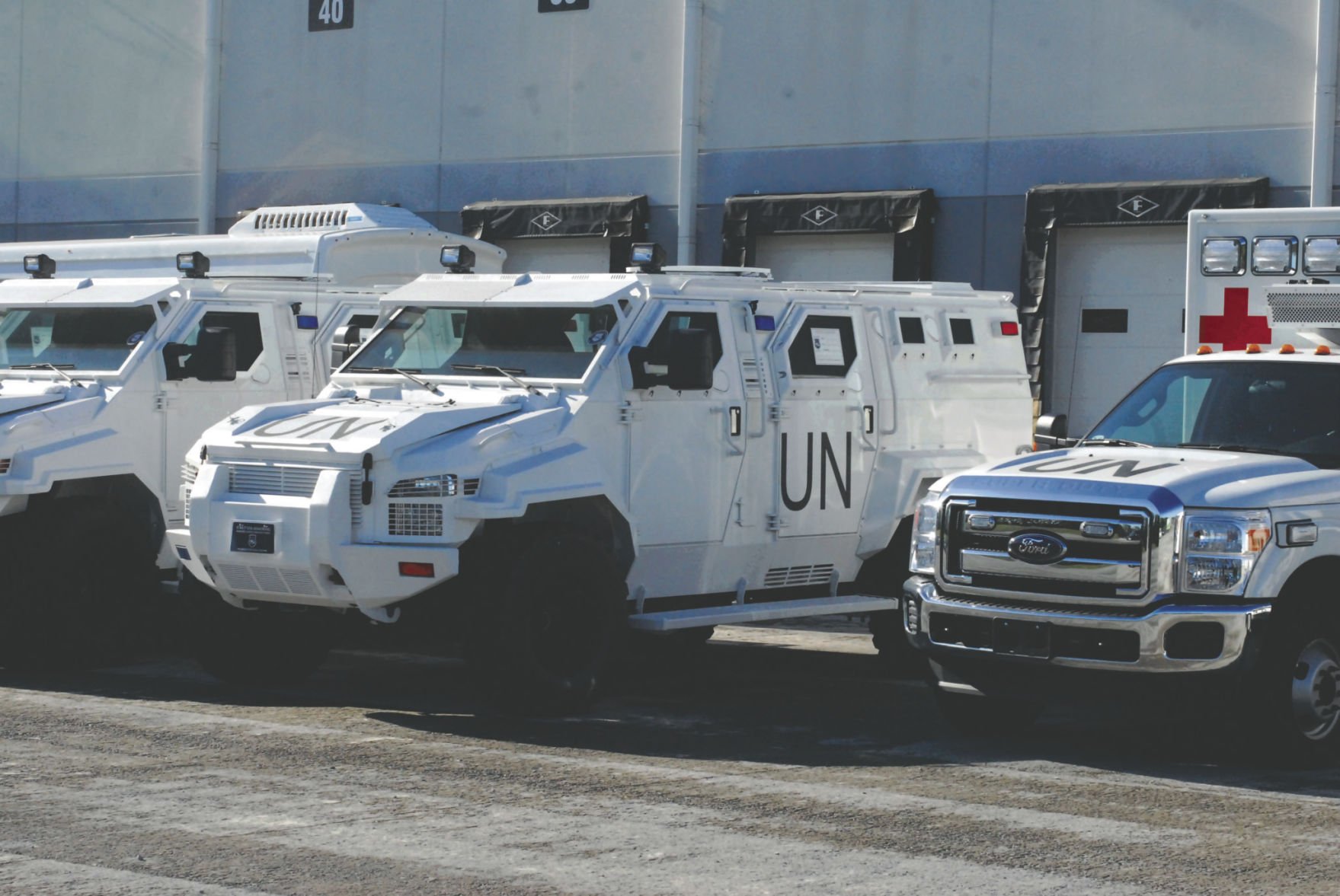 UN vehicles in Maryland await overseas deployment Local News