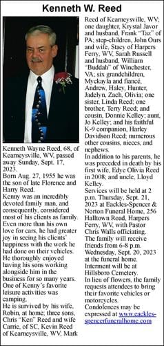 Kenneth W. Reed | Obituaries | journal-news.net