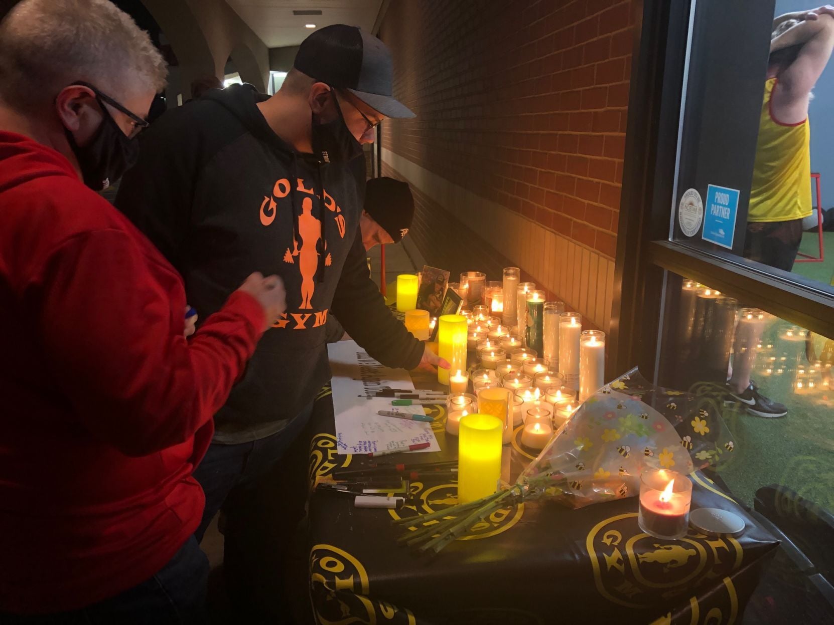 Friends gather at vigil to remember local gym general manager - Vimarsana News