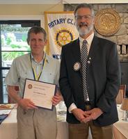 Shepherdstown Rotary Club honors Dr. Mark Cucuzzella