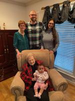 Five generations spend Thanksgiving together
