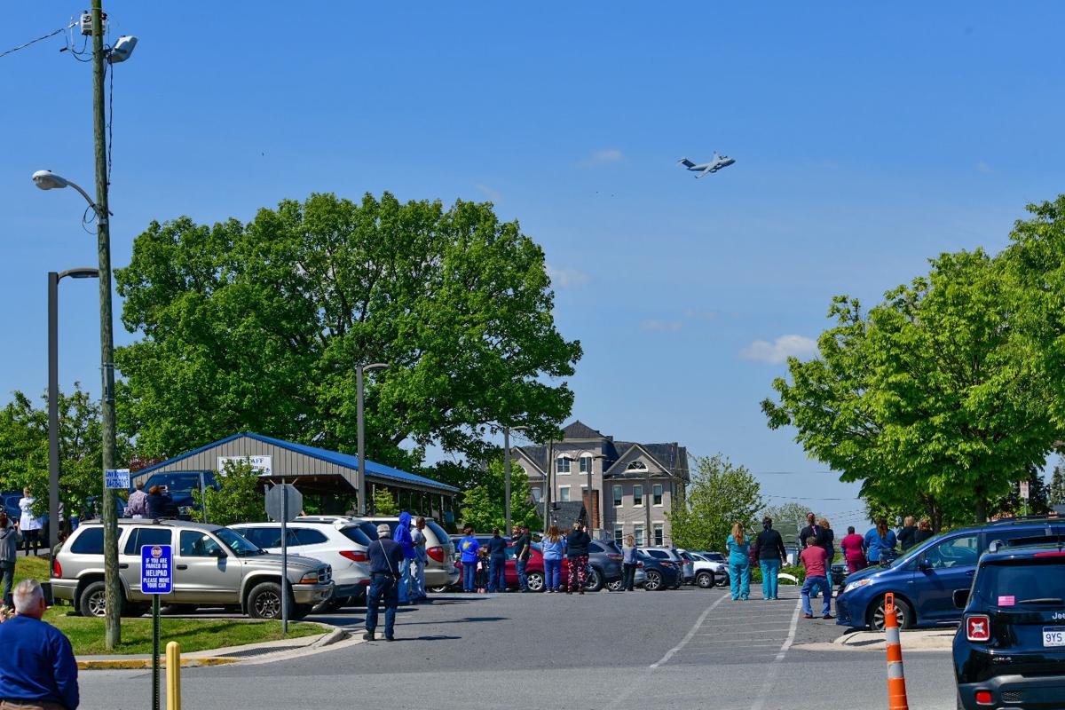 167th Air Guard Honors Front Line Workers With Flyover Salute Journal News Journal News Net