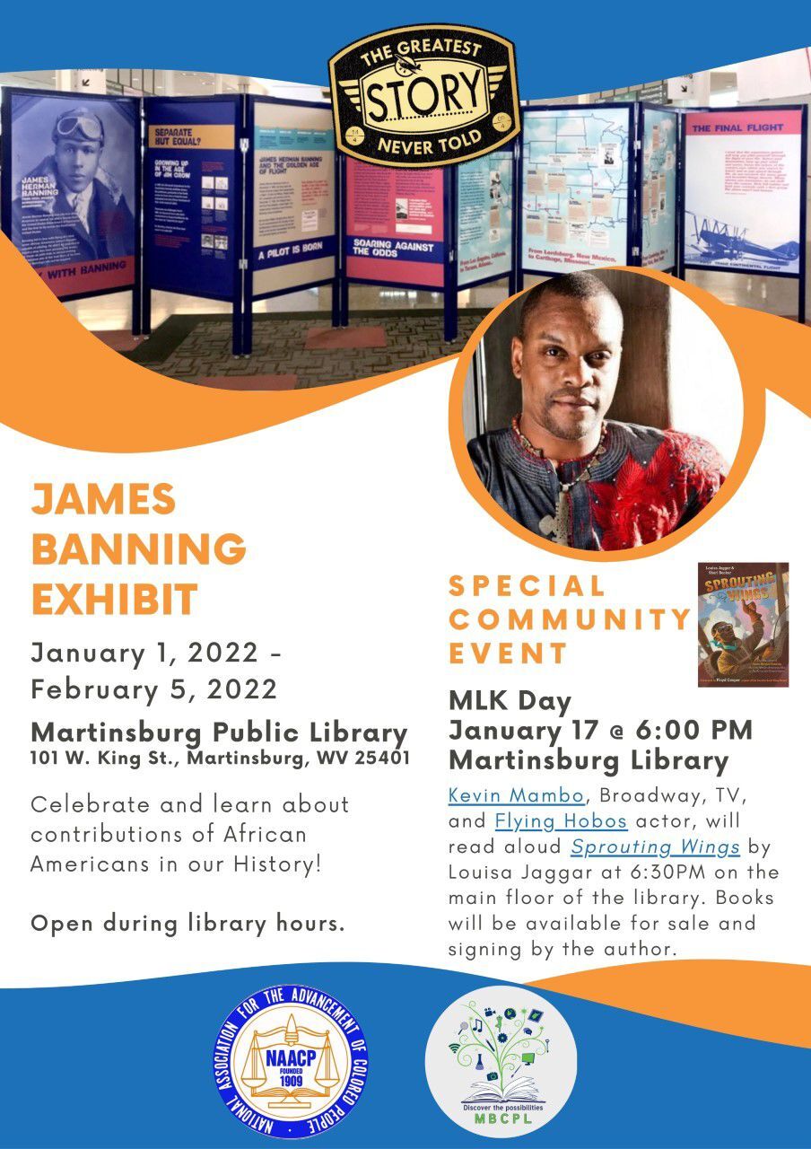 ‘Flying with Banning’ exhibit event to feature author Louisa Jaggar and actor Kevin Mambo