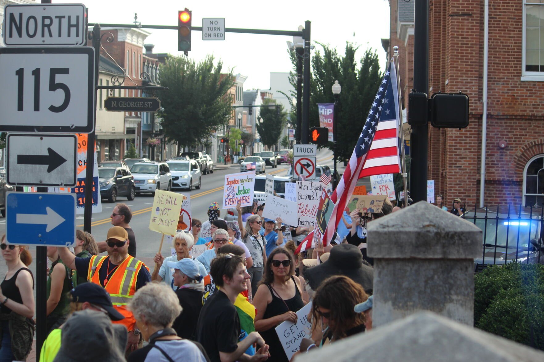 Community Honors John Lewis with Civil Rights Protest in Charles Town