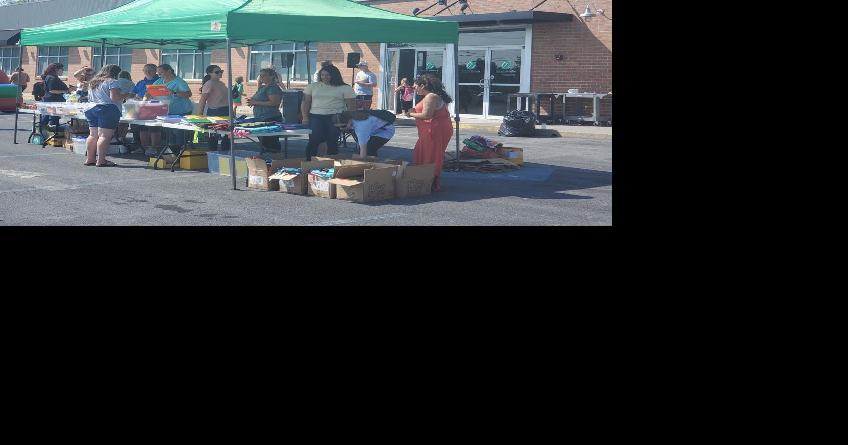 The Church in Martinsburg provides backpacks to local families