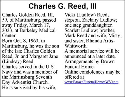 Charles G. Reed, III | Obituaries | journal-news.net