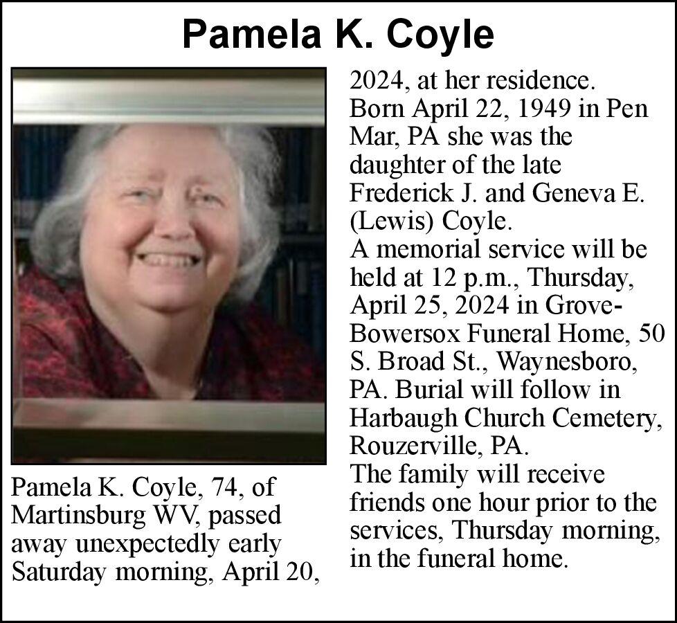 Pamela K. Coyle Obituaries