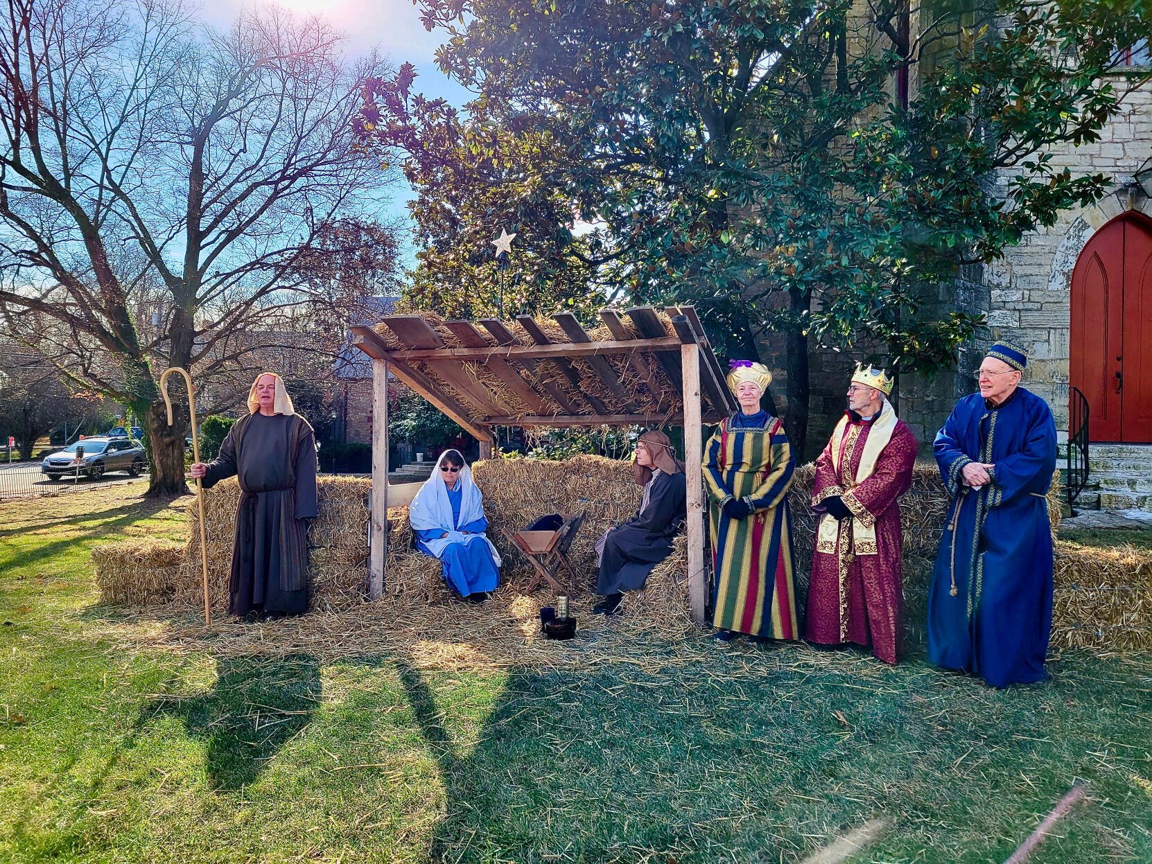 Trinity Episcopal Church Celebrates 20 Years of Live Nativity in Shepherdstown