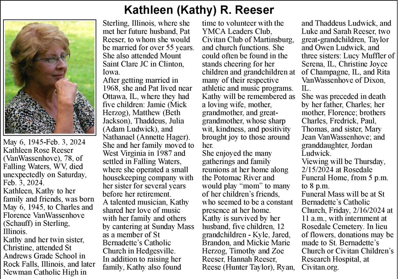 Kathleen (Kathy) R. Reeser Obituaries(06)