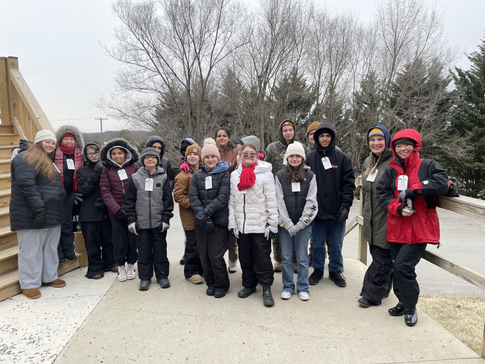 Harpers Ferry Middle Students Enjoy Snow Tubing Adventure