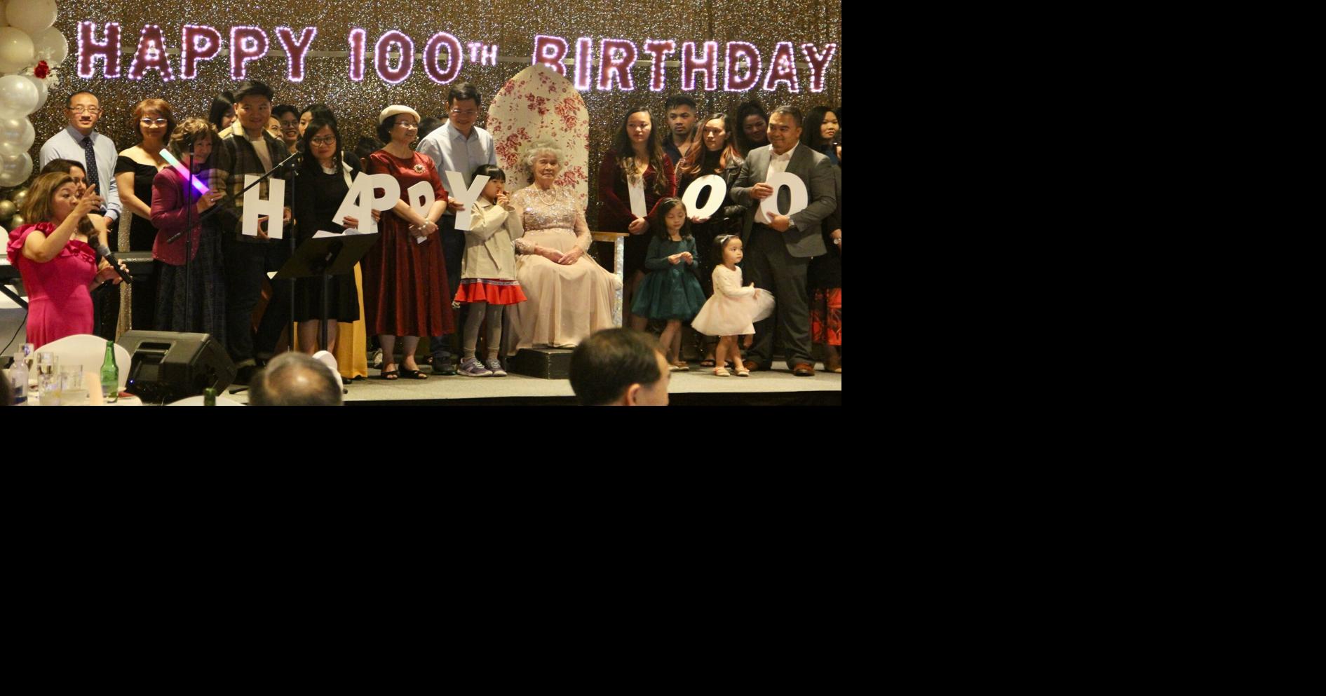 Nguyen celebrates 100th birthday with friends, family at Hollywood