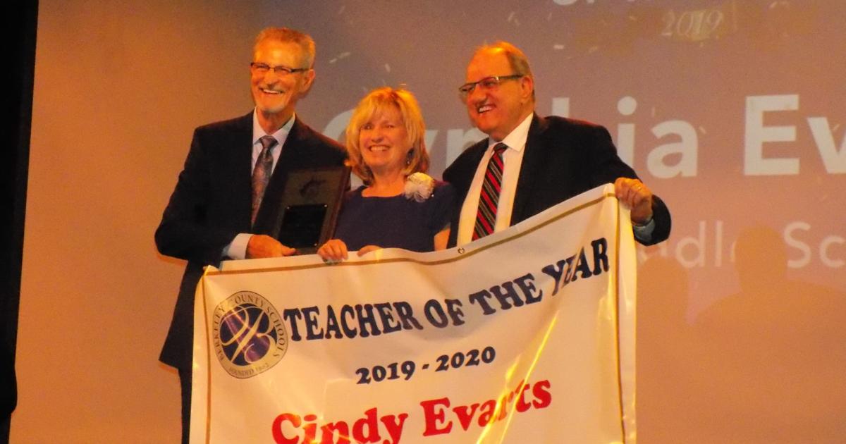 Evarts named Berkeley County Schools 2019 Teacher of the Year | Journal ...