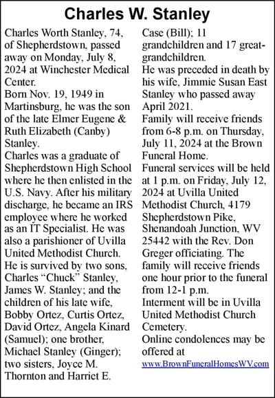 Charles W. Stanley | Obituaries | journal-news.net
