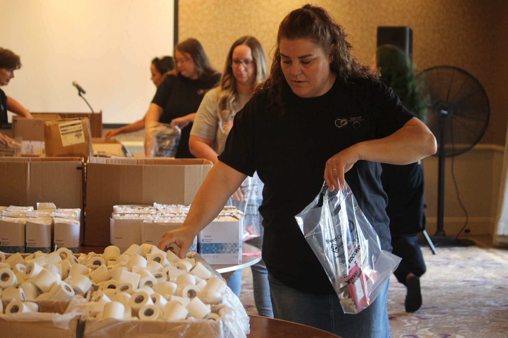 Leadership Jefferson Class Assembles 700 First Aid Kits in Charles Town