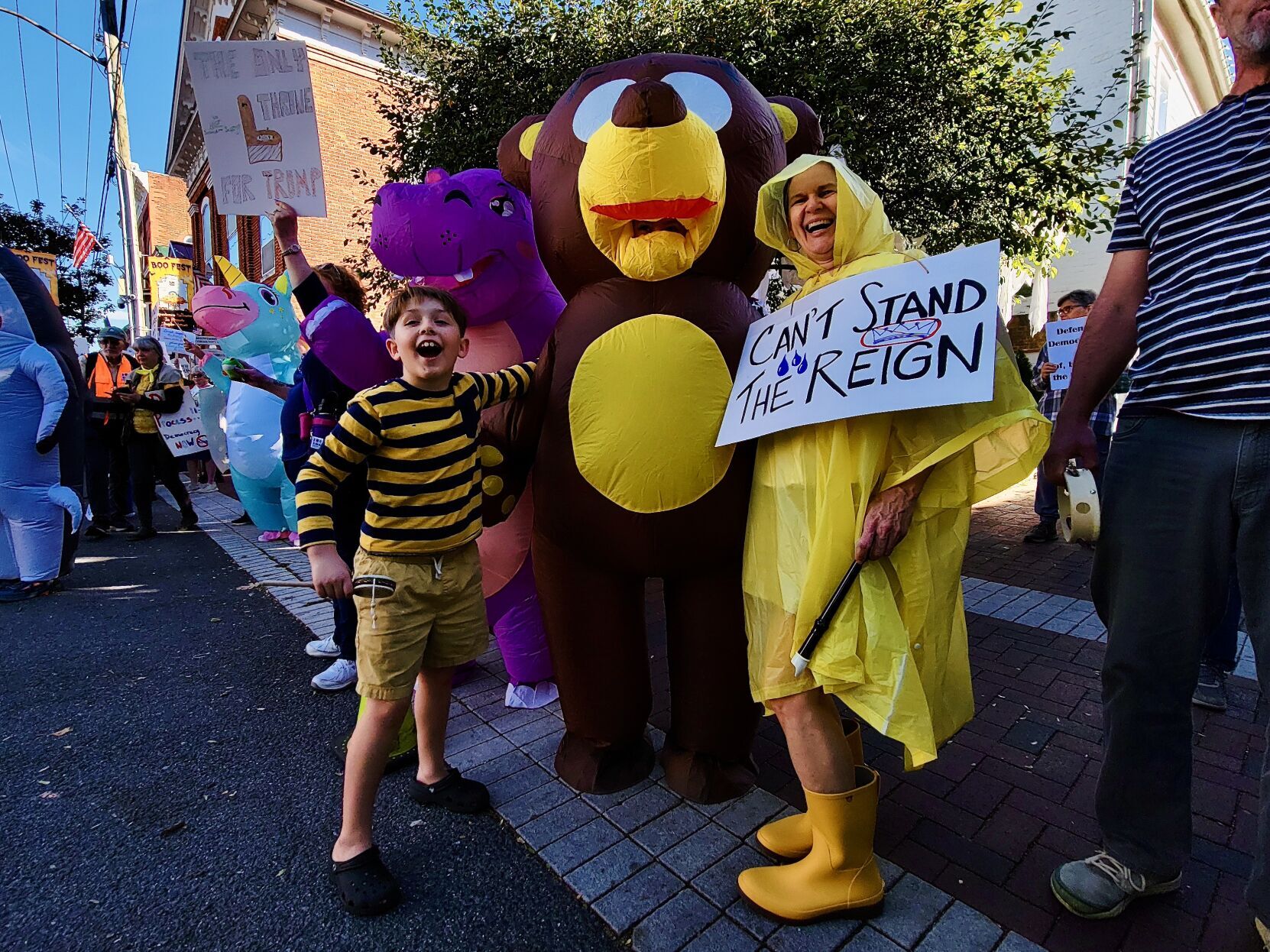 Shepherdstown Mother Voices Concerns During No Kings Rally