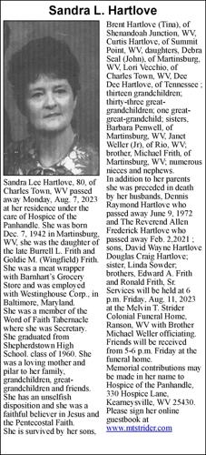 Sandra L. Hartlove Obituaries journal-news