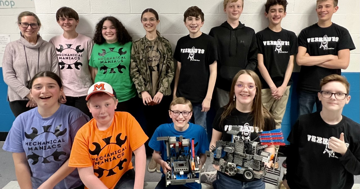 Martinsburg South Middle School robotics teams prepare for the VexIQ