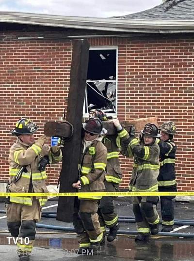Vanville Church damaged by fire