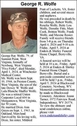 George R. Wolfe | Obituaries | journal-news.net