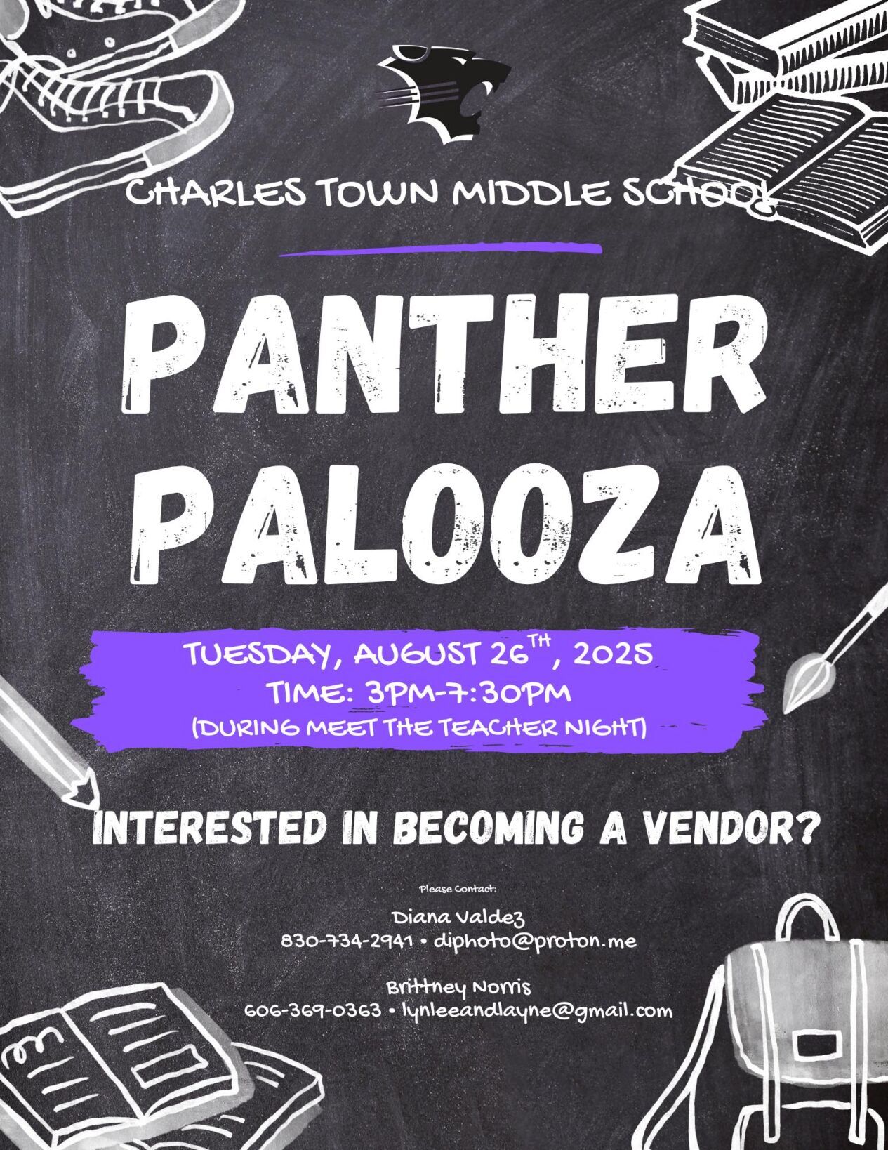 Panther Palooza Fundraiser at Charles Town Middle School