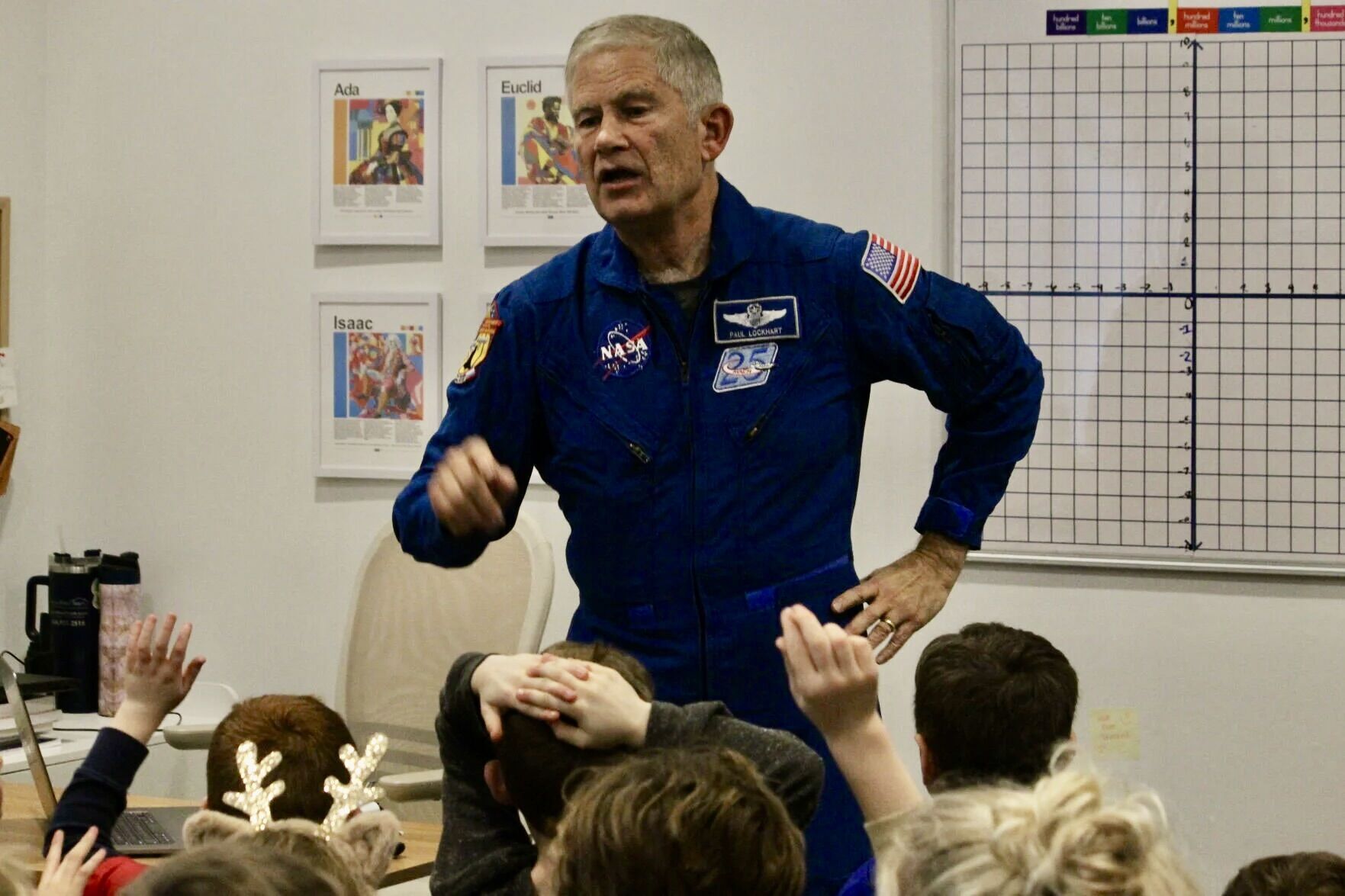 Shepherdstown Students Inspired by Astronaut Paul Lockhart