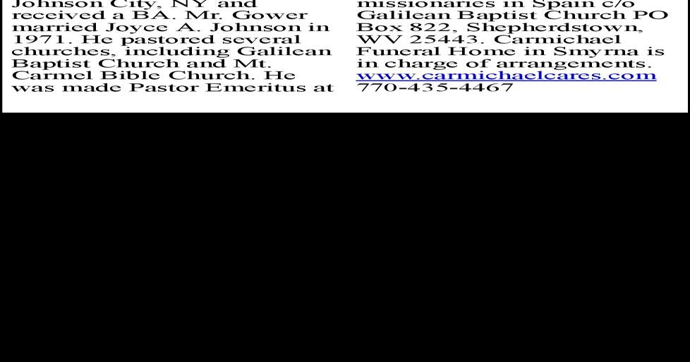 Charles E. Gower Obituaries