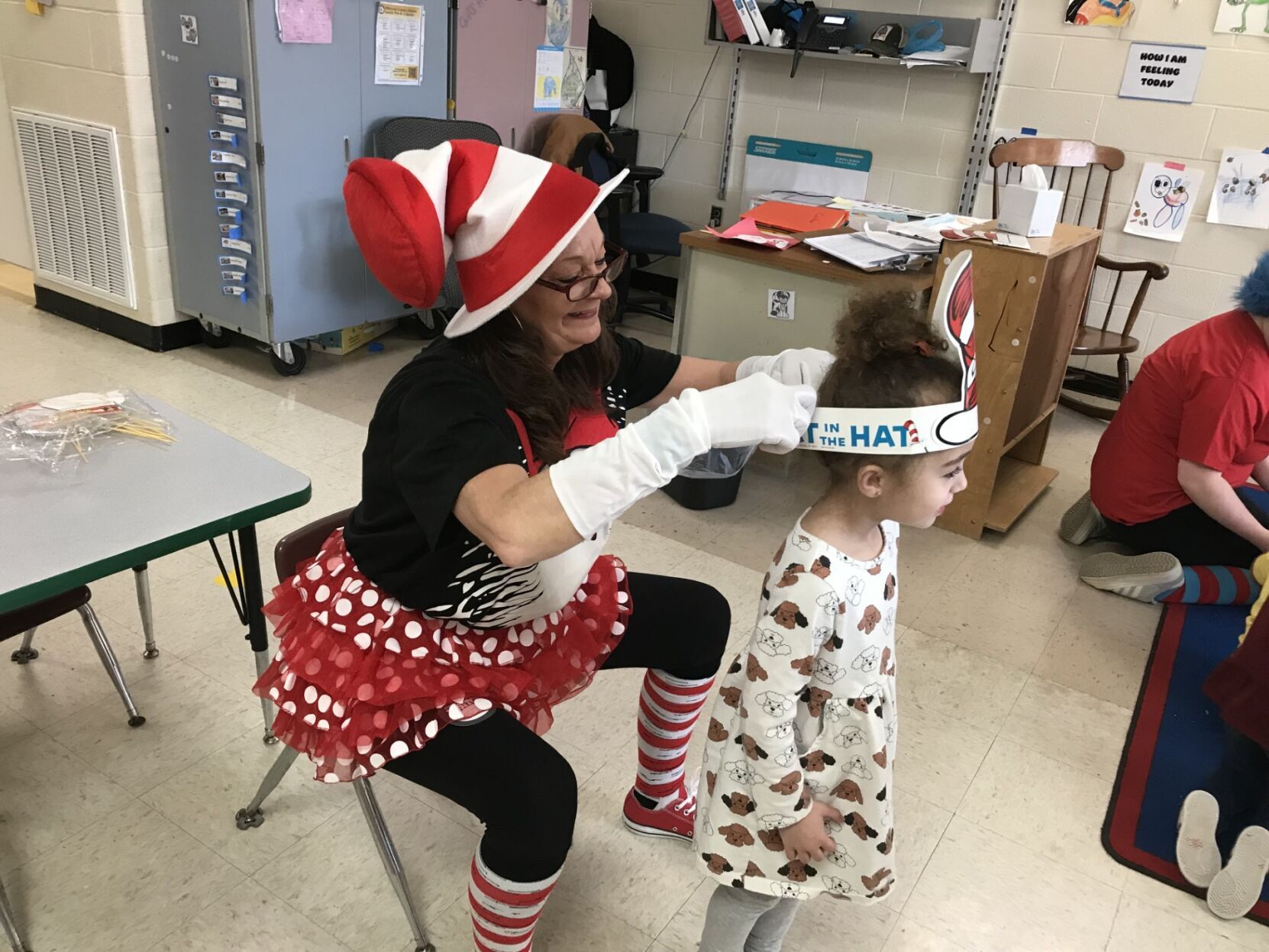 Washington High DECA Students Celebrate Dr. Seuss Day in Shenandoah Junction