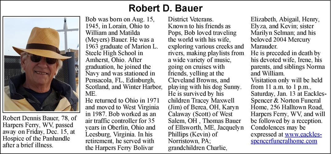 Robert D. Bauer Obituaries