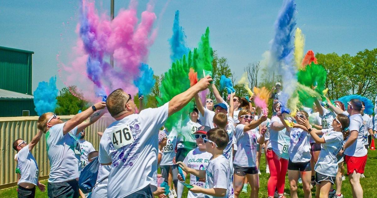 Dca0a Color Stronger With Each Step 5K Color Run to raise funds for mental health ...