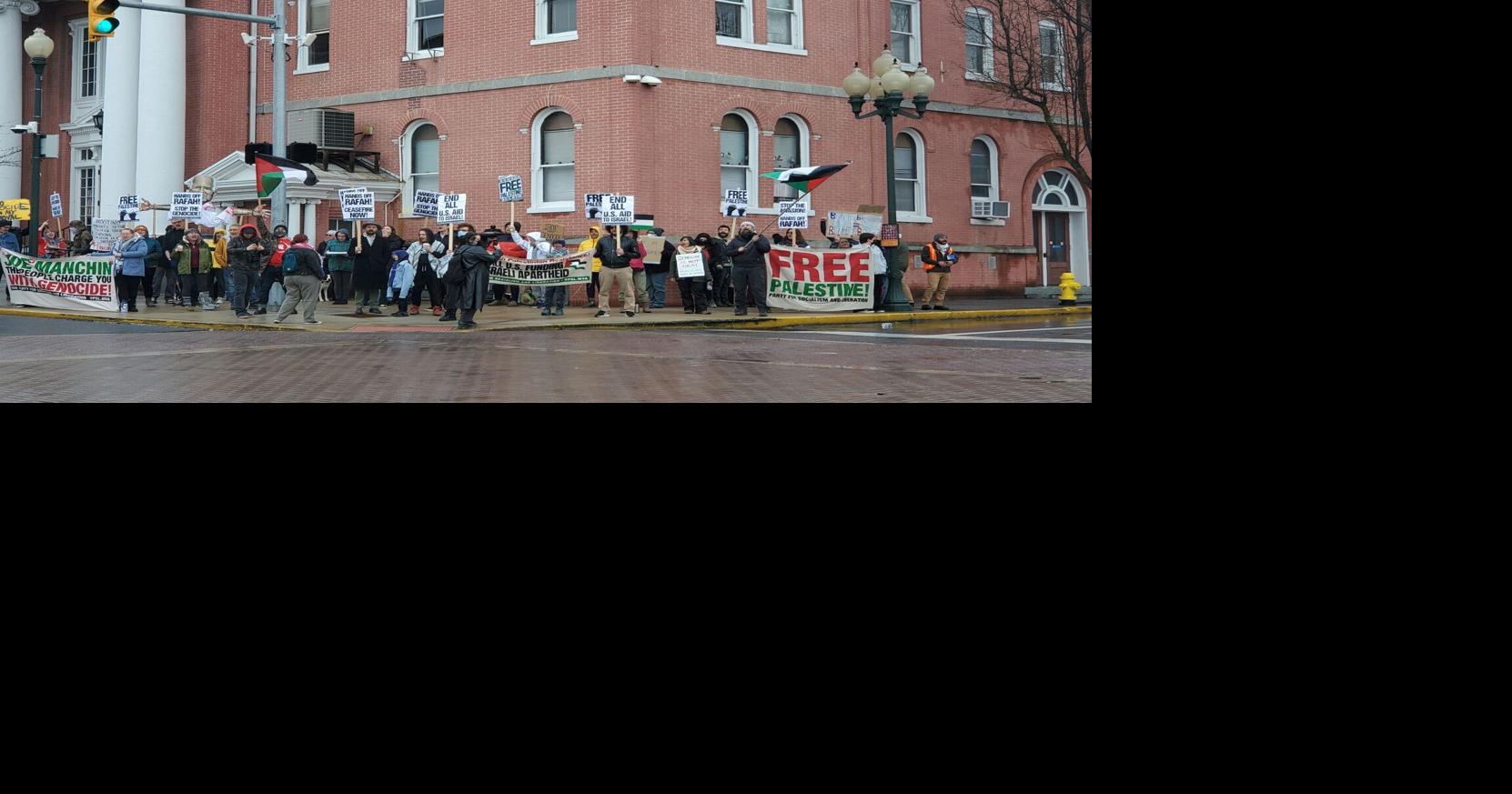 Dozens gather for antiwar protest in downtown Martinsburg Journal
