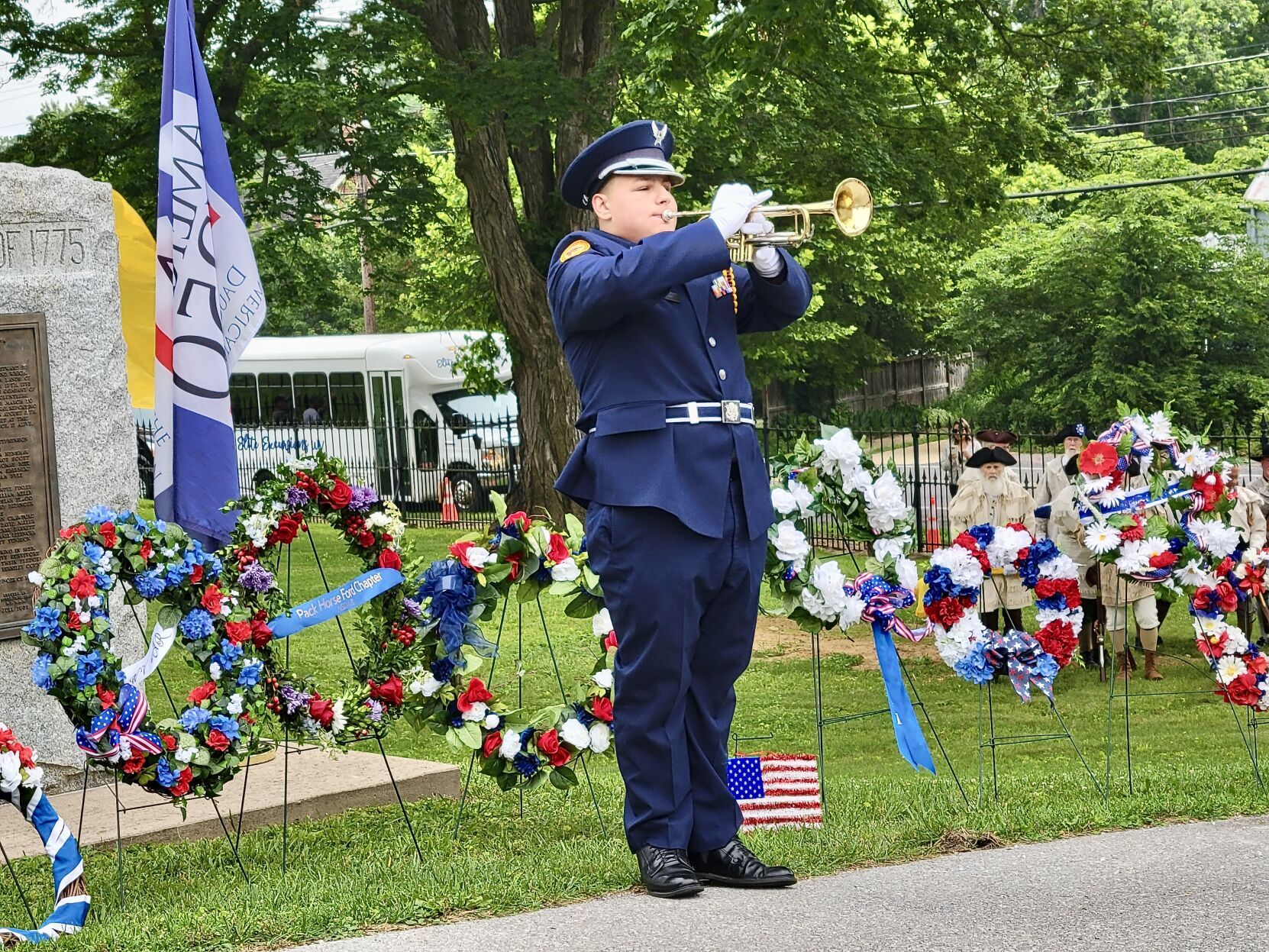 250th Anniversary Ceremony Celebrates Local Revolutionary Heroes
