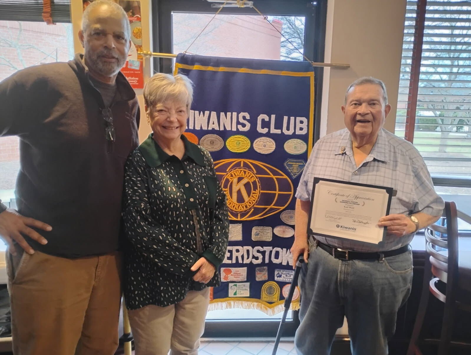 Shepherdstown Celebrates Kiwanis Member Karl Wolf