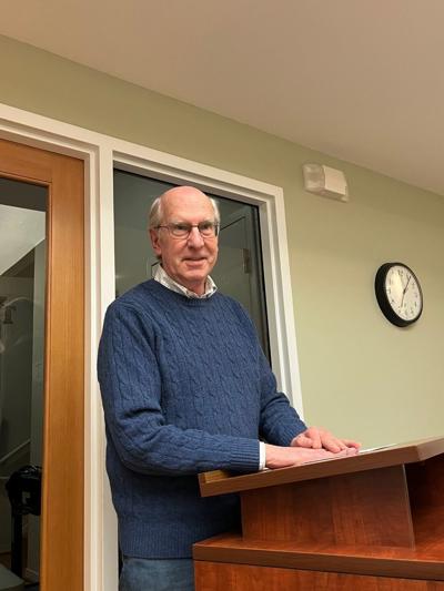 Author David Muchow appeared before the Shepherdstown Council on Feb. 14 to share information about his book, “The 7 Secret Keys to Startup Success,” which has a segment set in Shepherdstown. 