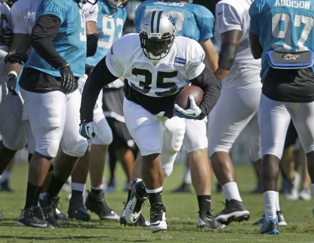 Panthers' Tolbert laced up the gloves and slimmed down